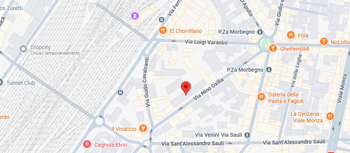 Mappa dell'ufficio RL Italia di Milano